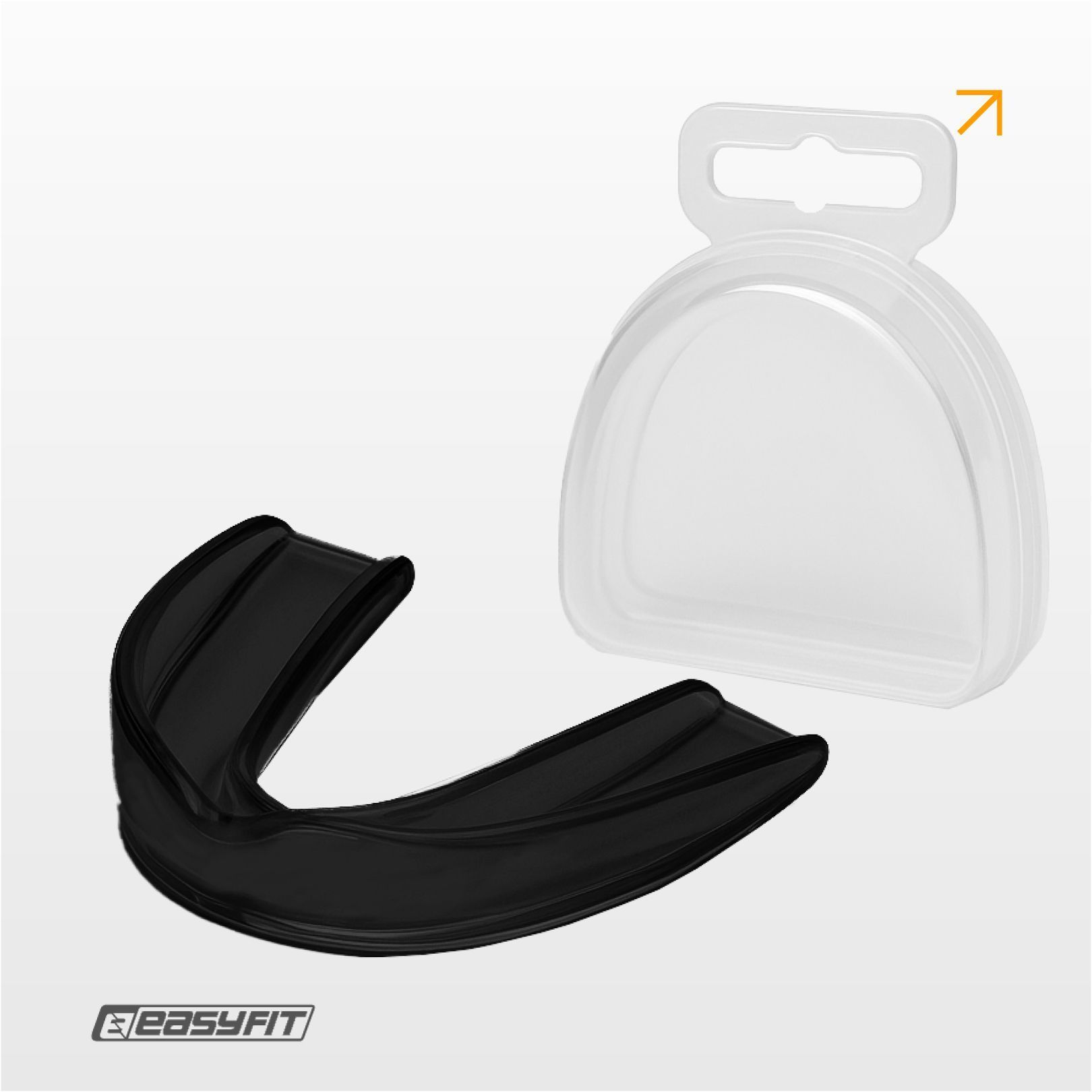 Капа для боксу EasyFit чорна 1997 фото