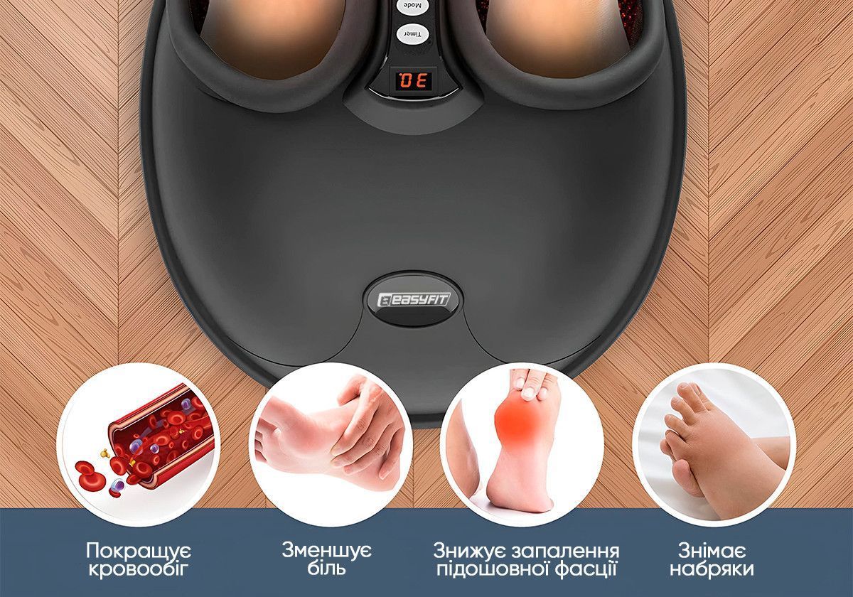 Лімфодренажний масажер для ніг EasyFit 2826975354 фото
