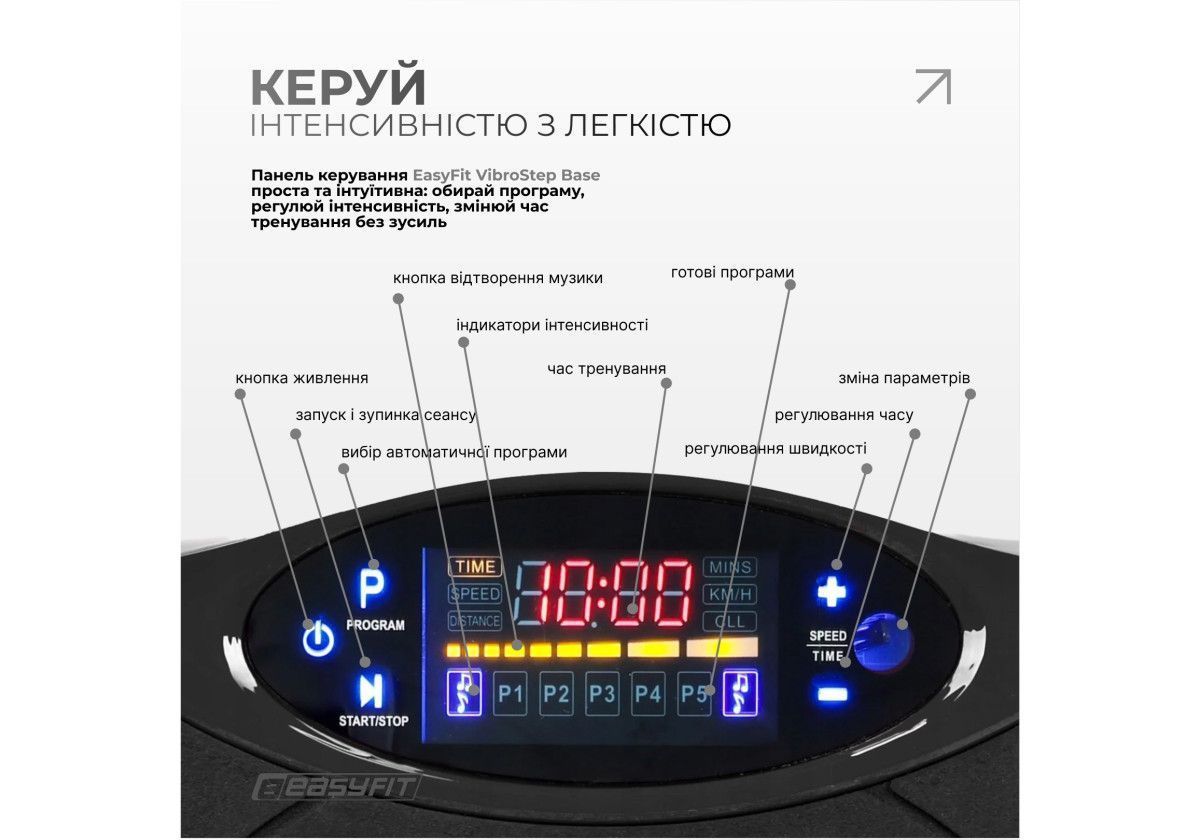 Віброплатформа EasyFit VibroStep Base 2827026618 фото