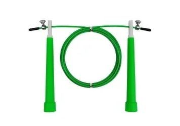 Скакалка EasyFit Speed Cable Rope 3 м зі сталевим тросом, зелена 2830056548 фото