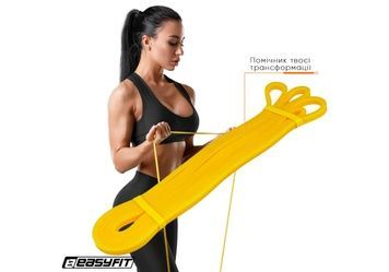 Гумова петля EasyFit 1-6 кг жовта 2827954674 фото