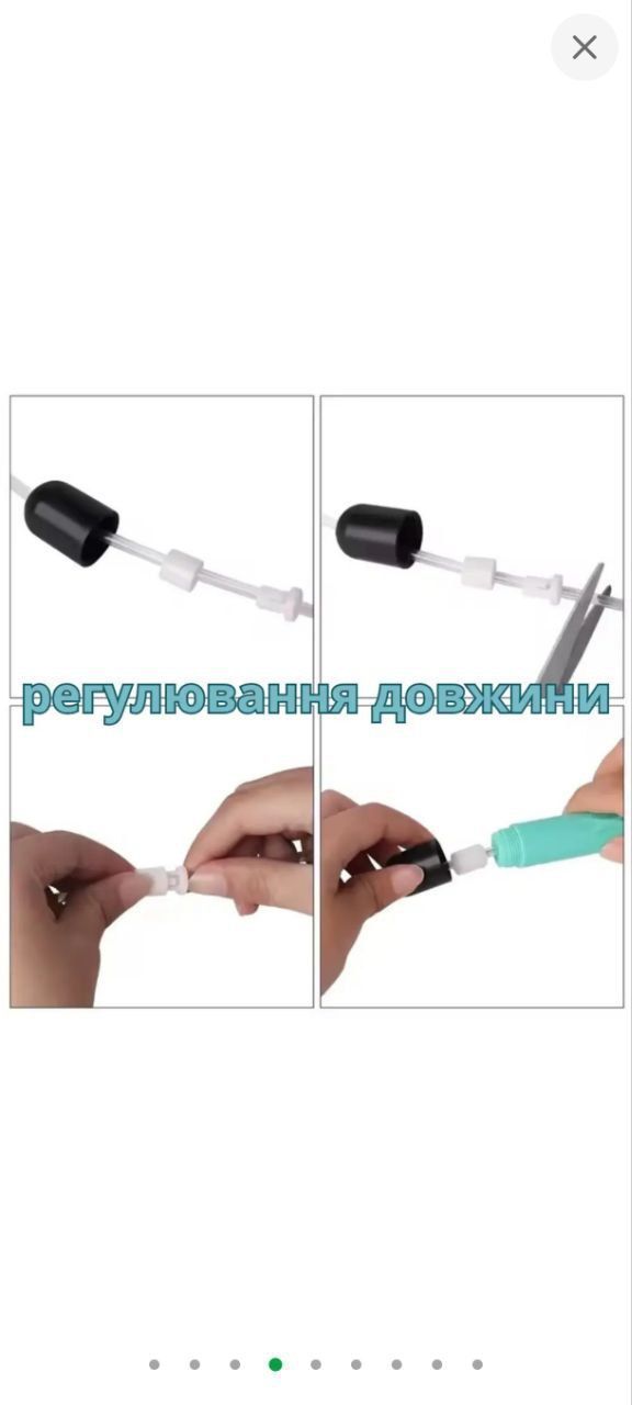 Скакалка світиться Світлодіодна 2.8 м для дітей і дорослих з LED-підсвічуванням на батарейках для занять спортом, блакитна CZYP-913_blue 0477477 фото