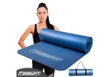 Килимок для фітнесу та йоги EasyFit NBR 10 мм Синій 2833129640 фото