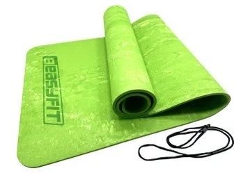 Килимок для йоги та фітнеса EasyFit PER Premium Mat 8 мм Салатовий 2833166963 фото