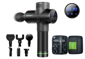 Масажний пістолет EasyFit Percussio (портативний перкусійний вібромасажер для тіла з 6 насадками) 1724 фото