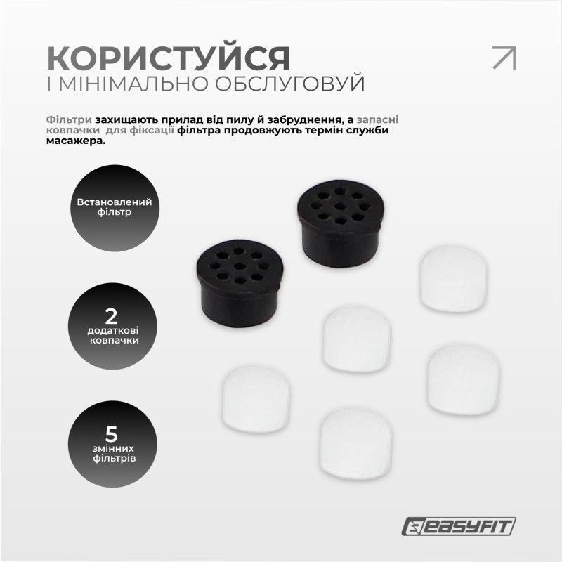 Вакуумний масажер для тіла EasyFit CupPro: банка з підігрівом та ІЧ-світлом 326326 фото