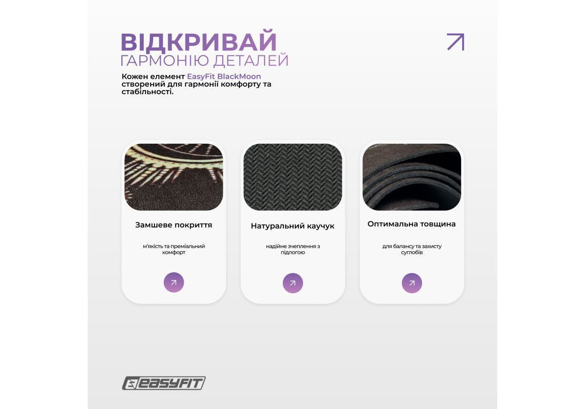 Килимок для йоги black moon 2825832489 фото