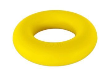 Еспандер кистьовий кільце EasyFit Ring 23 кг жовтий 1830 фото