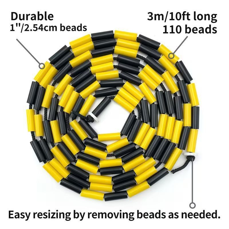 Скакалка з обтяжувачами (beaded jump rope) 3 м 462462 фото