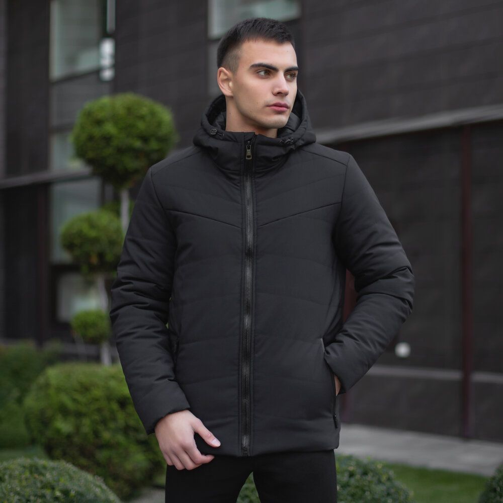 чоловіча зимова Куртка з капюшоном Pobedov Winter Jacket Dzen 00000000380 фото