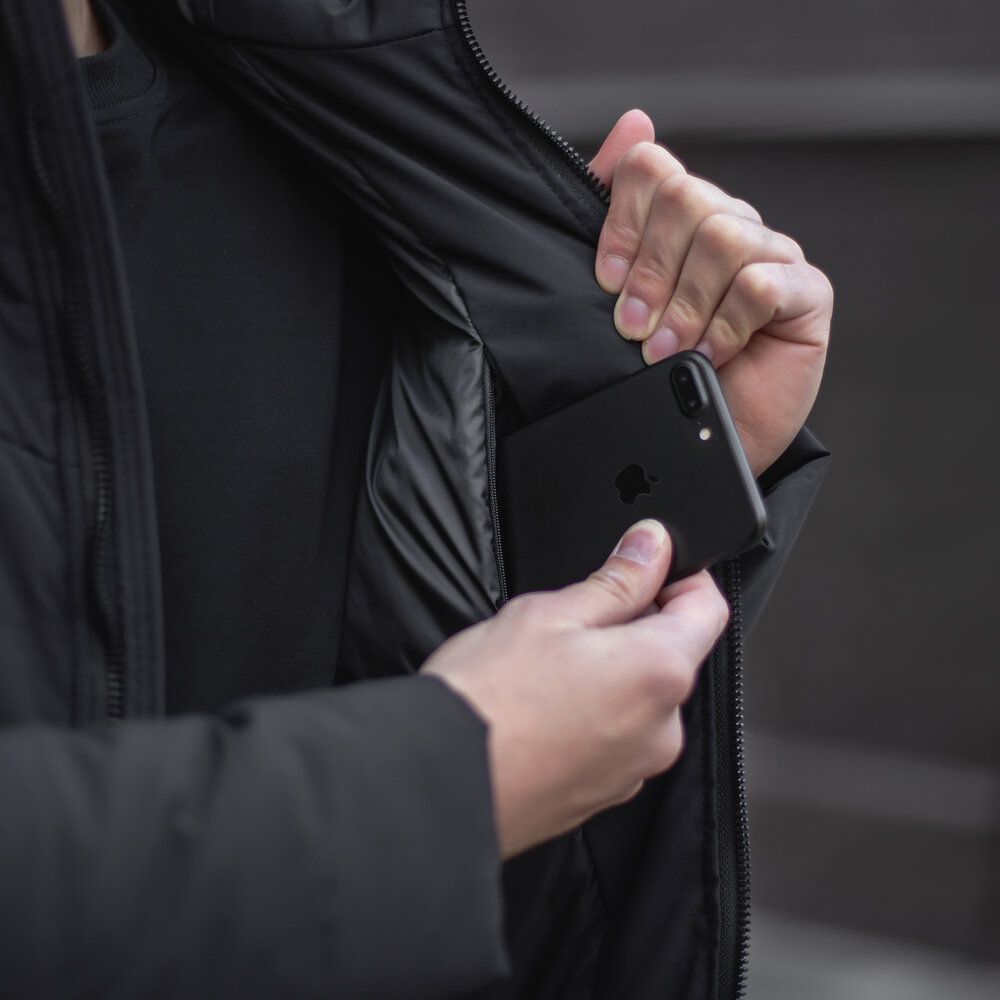 чоловіча зимова Куртка з капюшоном Pobedov Winter Jacket Dzen 00000000380 фото