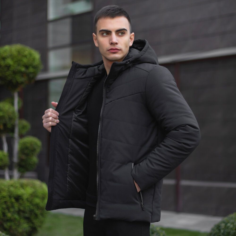 чоловіча зимова Куртка з капюшоном Pobedov Winter Jacket Dzen 00000000380 фото