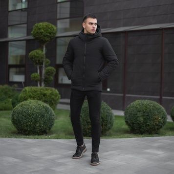 чоловіча зимова Куртка з капюшоном Pobedov Winter Jacket Dzen 00000000380 фото