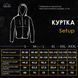 Чорно-сіра демісезонна чоловіча куртка S з капюшоном Pobedov Setup 00000005911 фото 5